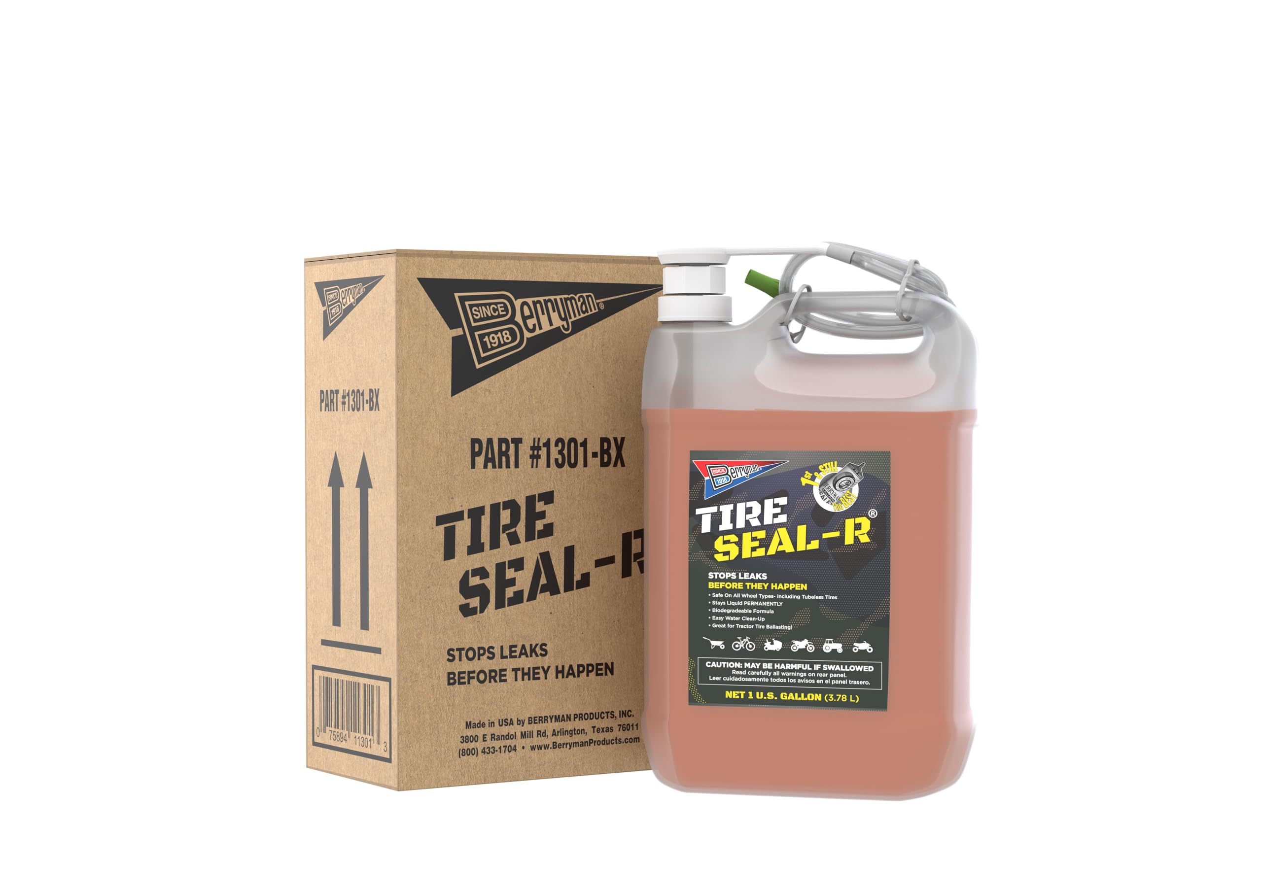 Berryman Seal-R Tire Sealant w/Pump